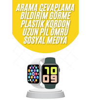 Akıllı Saat Uyku ve Sağlık Takibi Arama Cevaplama 44 MM Amoled Ekran