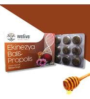Welive Ekinezya Bal Propolis Limon Aromalı Bitkisel Pastil 24 Adet