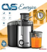 Cvs Energicao Katı Meyve Sıkacağı 600 Watt Siyah Gri-DN 2224