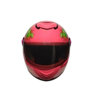 Motosiklet Çocuk Kaskı Full Face Pp Metreal Dino Pınk