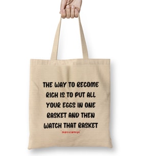 Andrew Carnegie Quotes - Entrepreneurs Motivation İnspiration Success Work Gifts Bez Çanta Uzun Saplı
