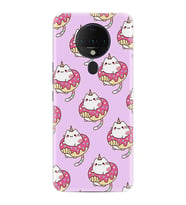 Tecno Spark 6 Kılıf Resimli Silikon Kılıf Unicorn Donut 1417