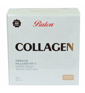 Balen Collagen Hidrolize Kollajen Tip1 İçeren Tablet 800 Mg X 60 Tablet