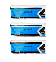 Arma Plastik Kağıt Düz Tabaka Şeffaf Poşet Naylon - 50 x 70 Cm. - 2.5 Kg.lık 3 Paket (Beyaz)
