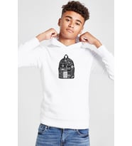 The Last Of Us Ellie's Backpack Beyaz Çocuk 3ip Kapşonlu Sweatshirt