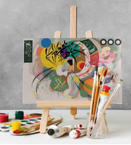 Sayılarla Boyama Seti - Wassily Kandinsky - Dominant Curve