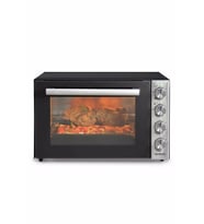 KUMTEL Piliç Çevirmeli 70 Litre Midi Fırın LX-9645 (Siyah)