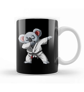 Dabbing Koala Brazilian Jiu Jitsu Bjj Gift Kupa Bardak Porselen