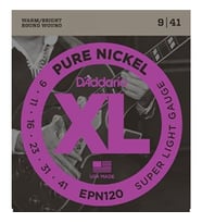 Daddario Epn120 Elektro Gitar Tel Seti, Xl, Pure Nickel, 9-41, Super Light