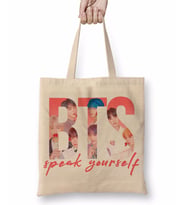BTS Love Yourself Speak Yourself Map of the Soul Bez Çanta Uzun Saplı