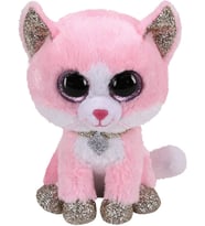 Ty Beanie Boo Fiona Pembe Peluş Kedi 15 cm