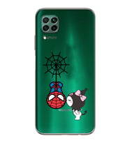 Huawei P40 Lite Uyumlu Baskılı Yumuşak Silikon Şeffaf Telefon Kılıfı