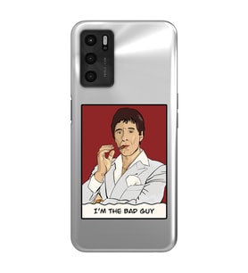 Oppo A16 / A55 Uyumlu Scarface Tony Montana Tasarımlı Şeffaf Telefon Kılıfı