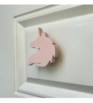 Pomerol Unicorn Dolap Kulpu - Çocuk Odası, Mutfak ve Banyo İçin Renkli ve Dayanıklı Mobilya Kulp (Pembe)