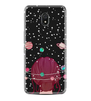 Xiaomi Redmi 8A 8 Pro 9C 9T 10C 11T Pro Kılıf Desenli Silikon Space Woman 1311