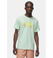 Nike Air Jordan Jumpman SS Crew Mens Tee Grafik Baskılı Erkek Günlük Tişört Yeşil
