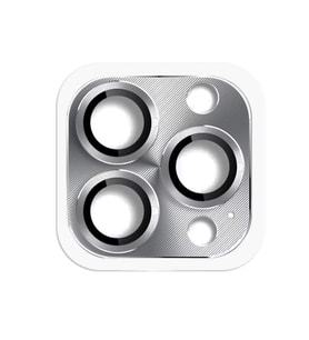 Uray store Apple iPhone 16 Pro Max Pers Alüminyum Kamera Lens - Gri