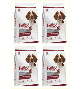 Reflex Beef Biftekli Yetiskin Köpek Mamasi 3 Kg*4 ADET