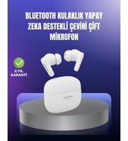 Çok Dilli İletişim Destekli Kablosuz Kulaklık Oyun ve Müzik Modlu
