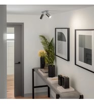 RIOLİGHT MODERN KROM MAFSALLI HAREKETLİ BAŞLIK 2XGU10 DUYLU LED SPOT AVİZE(AMPÜL DAHİL)