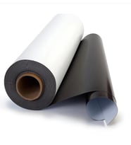 15 Metre x 1 Metre 0.80 mm Ön Yüzey Beyaz Mat PVC Rulo Magnet Mıknatıs Rulo, Güçlü Kalın Rulo Magnet (Siyah)