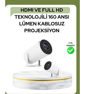 Ultra Pro Full HD ve 4K Destekli 130 İnç Projeksiyon Cihazı