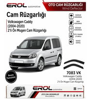 Volkswagen Caddy (2004-2020) 2'li Ön Mugen Cam Rüzgarlığı