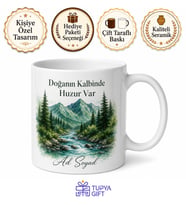 Denizli Bozkurt Doğal Su Kaynakları Temiz Çevre Dağ Havası Kupa Bardak Hediye
