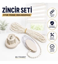 Takmatik Stor Perde Mekanizması Zincir Takımı Set Zebra Perde Mekanizması