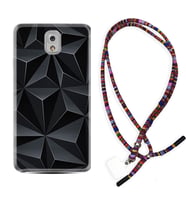 Samsung Note 3 4 5 8 9 20 Ultra 10 Lite Kılıf Boyun Asklı Rasta Silikon Prizmalar 1782
