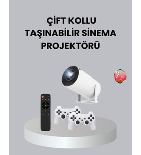 4k Wi-fi 6 Projeksiyon Cihazı – 10.000+ Oyun Desteği, Kablosuz Bağlantı Ve Çoklu Giriş Portları