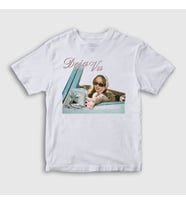Presmono Unisex Çocuk Beyaz Deja Vu Olivia Rodrigo T-Shirt 553211tt