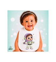 Toy Story Keten Bebek Mama Önlüğü – Yumuşak, Emici, Yıkanabilir, Özel Tasarım P199