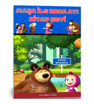 Maşa ile Koca Ayı Boyama Kitap Seti (2 Kitap 80 Boyama)