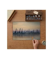 Liman - Yük Gemileri Tasarımı 240 parça Ahşap Puzzle Ahşap Kutuda MP03861
