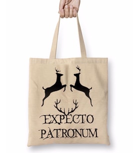 Harry Potter Expecto Patronum Bez Çanta Uzun Saplı