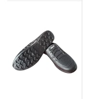 Kaydıırmaz Lastik Ayakkabı (Siyah-Gri)