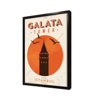 Galata Çerçeveli Mdf Tablo