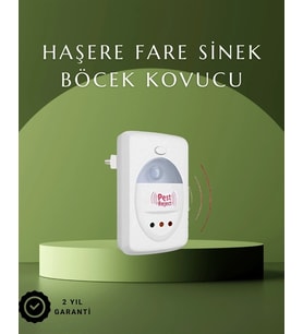 Ultrasonik Ses Dalgalarıyla Kimyasalsız Fare ve Böcek Kovucu Cihaz