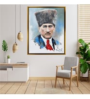 ÇERÇEVELİ ATATÜRK TABLO S530