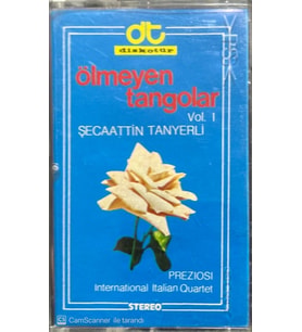 (Plak Değildir KASET tir) Şecaattin Tanyerli Ölmeyen Tangolar 1 Kaset