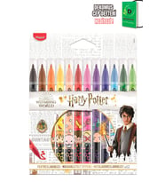 Maped x Dekomus Lisanslı Harry Potter Magic School Collection 12'li Keçeli Kalem "Dekomus Cep Defteri Hediyeli"