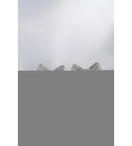 Pirinç Gümüş Renk Fiyonk Küpe - TJ-BKP8943