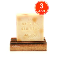 Sarımsak Yağı Sabunu El Yapımı Doğal 120 G x 3 Adet