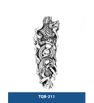 TQB-211 KURT KADEH VE KARTAL DESEN GEÇİCİ KOL DÖVMESİ-TATTO