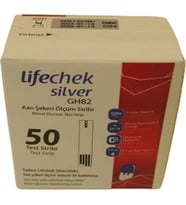 Lifechek Silver Gh82 kaan şeekeri Ölçüm Stribi 50 Adet