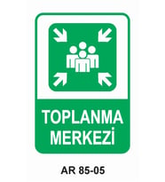 İŞ GÜVENLİĞİ UYARI LEVHASI 1 ADET PVC 21 X 29CM