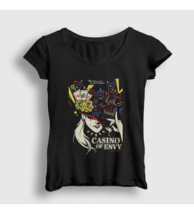 Presmono Kadın Siyah Niijima Casino Of Envy Persona 5 T-Shirt 455119tt