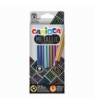 Nessiworld  Carioca 12 Renk Metalik Kuru Boya Seti