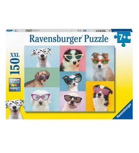 Ravensburger Çocuk Puzzle 150 Parça Eğlenceli Köpekler 132881